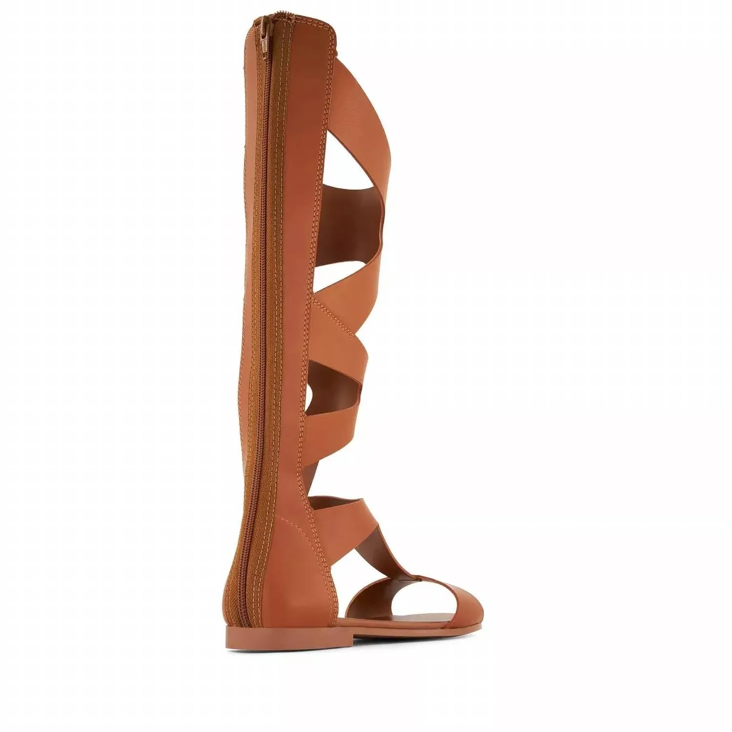 Andrea - Women's Tall Gladiator Sandals With Back Zipper