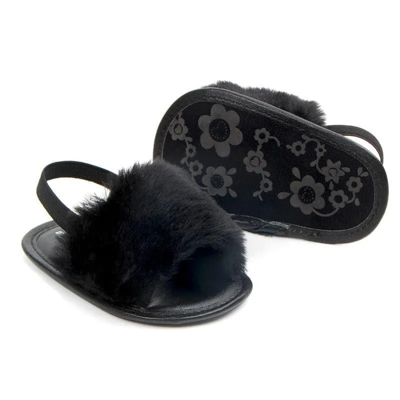 Angelodini™ Fluffy PU Baby Sandals