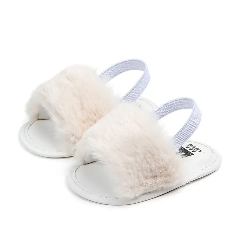 Angelodini™ Fluffy PU Baby Sandals