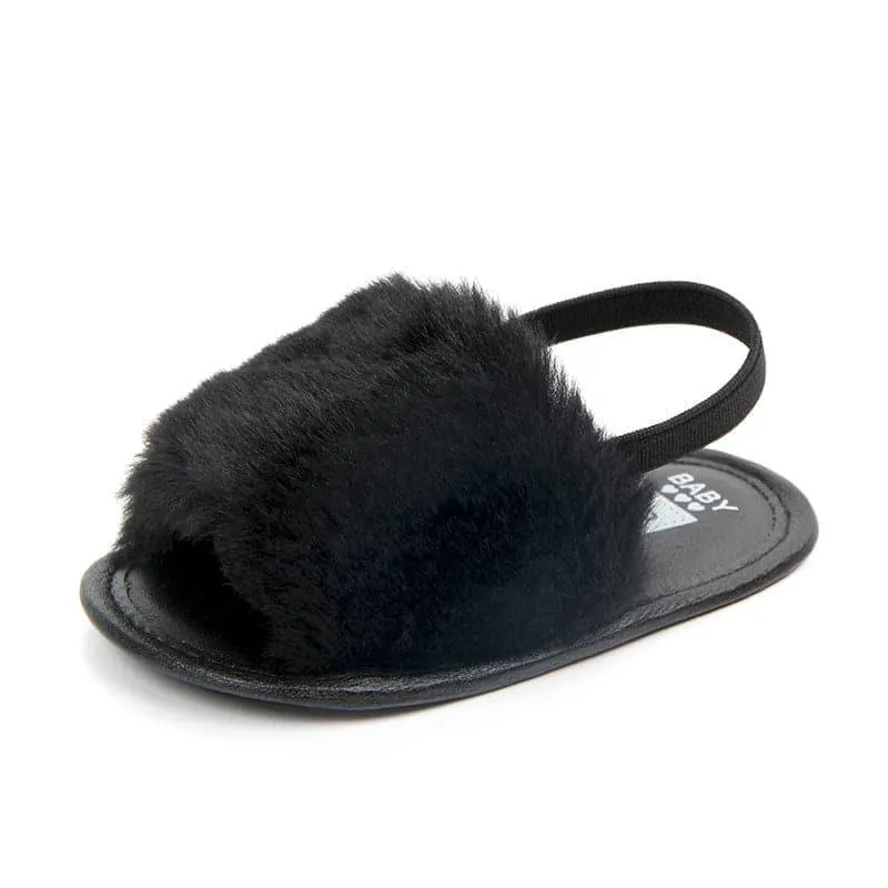 Angelodini™ Fluffy PU Baby Sandals