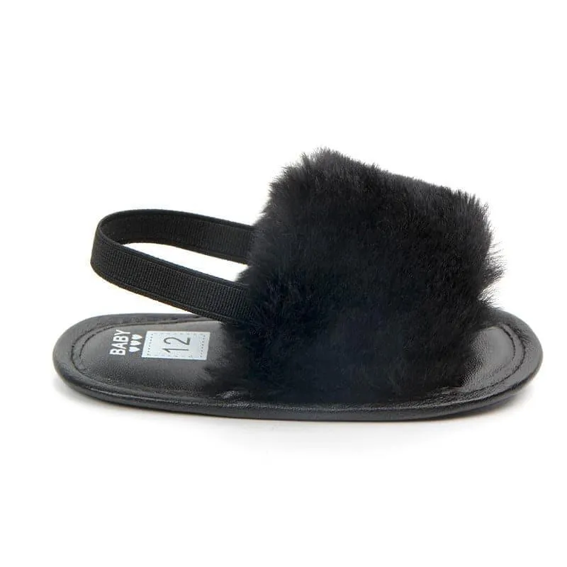 Angelodini™ Fluffy PU Baby Sandals