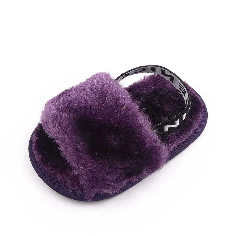 Angelodini™ Fluffy PU Baby Sandals
