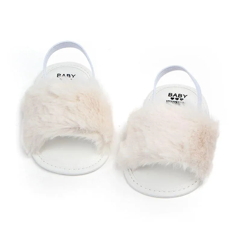 Angelodini™ Fluffy PU Baby Sandals