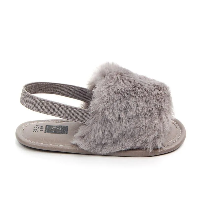 Angelodini™ Fluffy PU Baby Sandals
