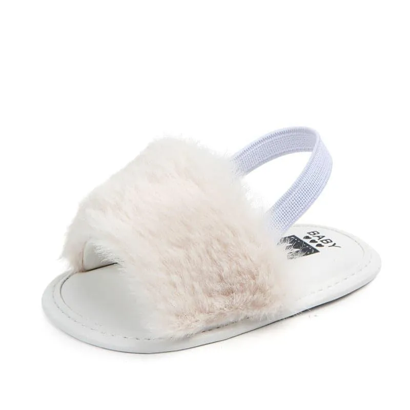Angelodini™ Fluffy PU Baby Sandals
