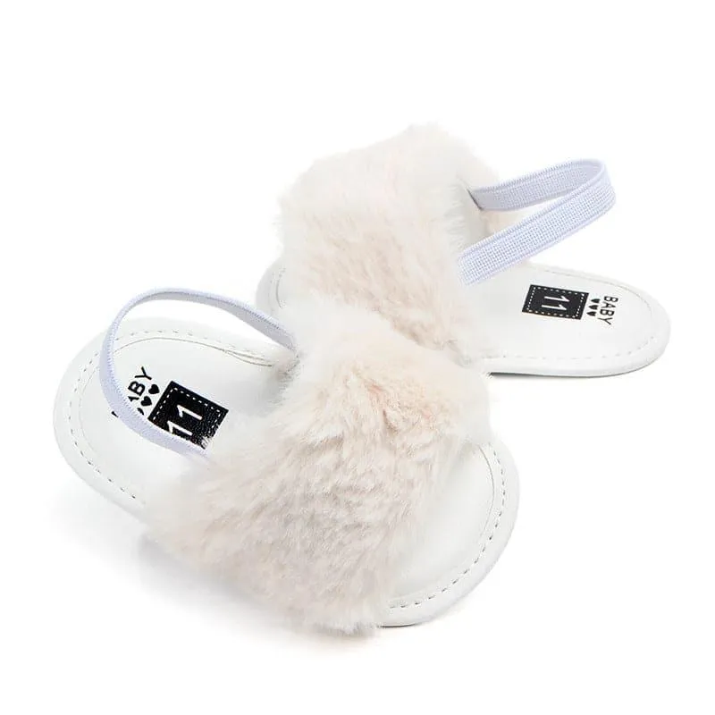 Angelodini™ Fluffy PU Baby Sandals