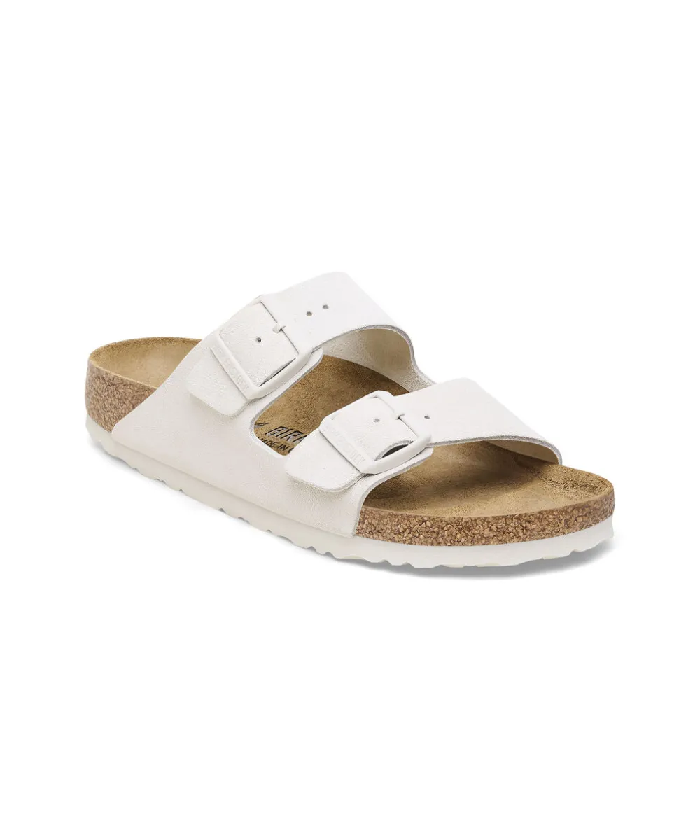 BIRKENSTOCK ARIZONA NARROW FIT IN ANTIQUE WHITE