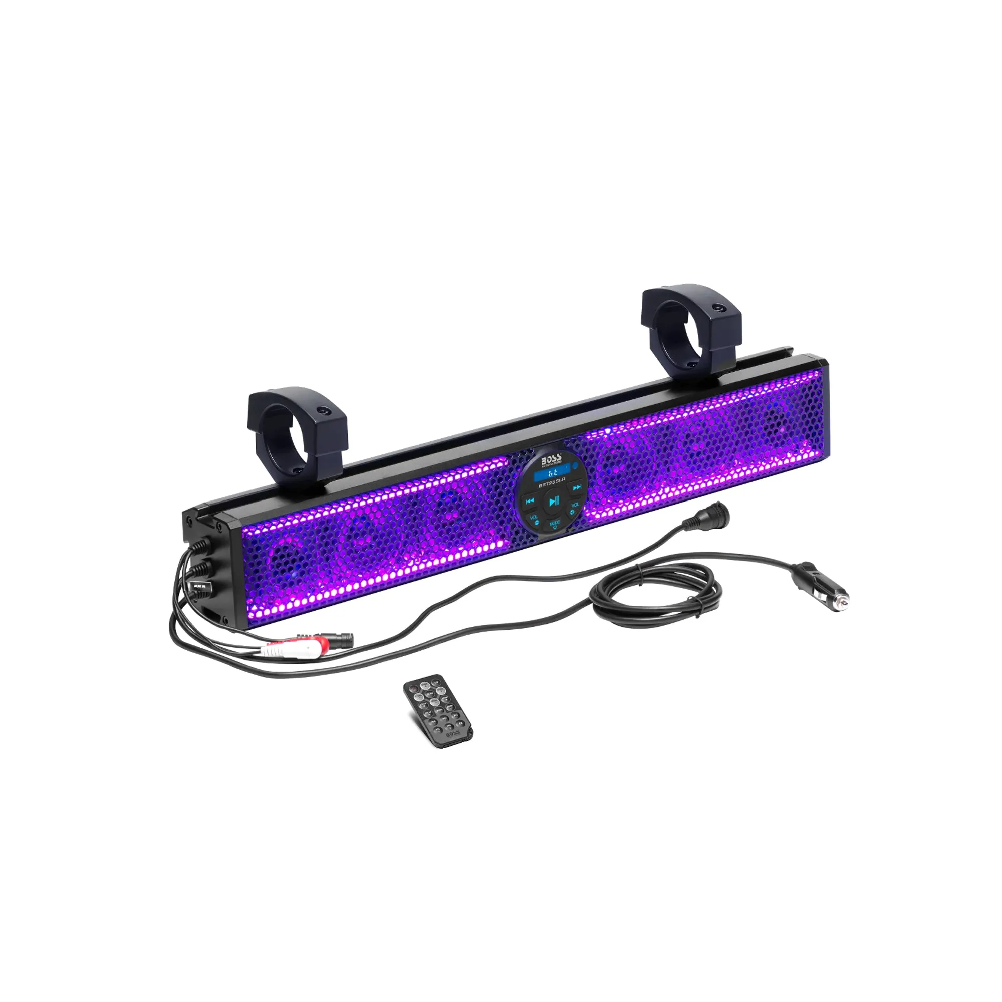 BOSS Audio 25-Inch ATV UTV Sound Bar Speakers - Bluetooth, Weatherproof - 821535