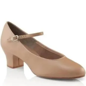 Capezio 459 SUEDE SOLE JR FOOTLIGHT CARAMEL