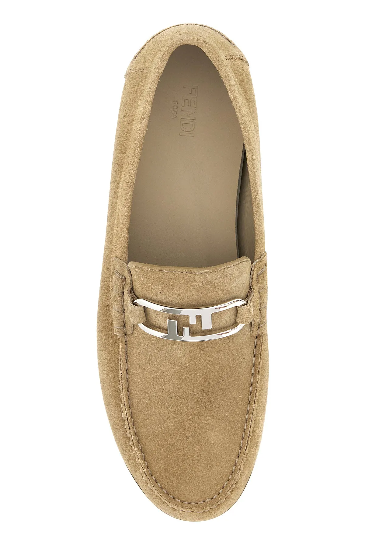 Cappuccino suede O'Lock Light loafers