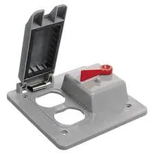 Carlon Weatherproof Duplex Toggle Cover