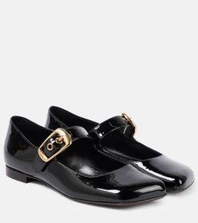 Chloe Polly patent leather Mary Jane flats