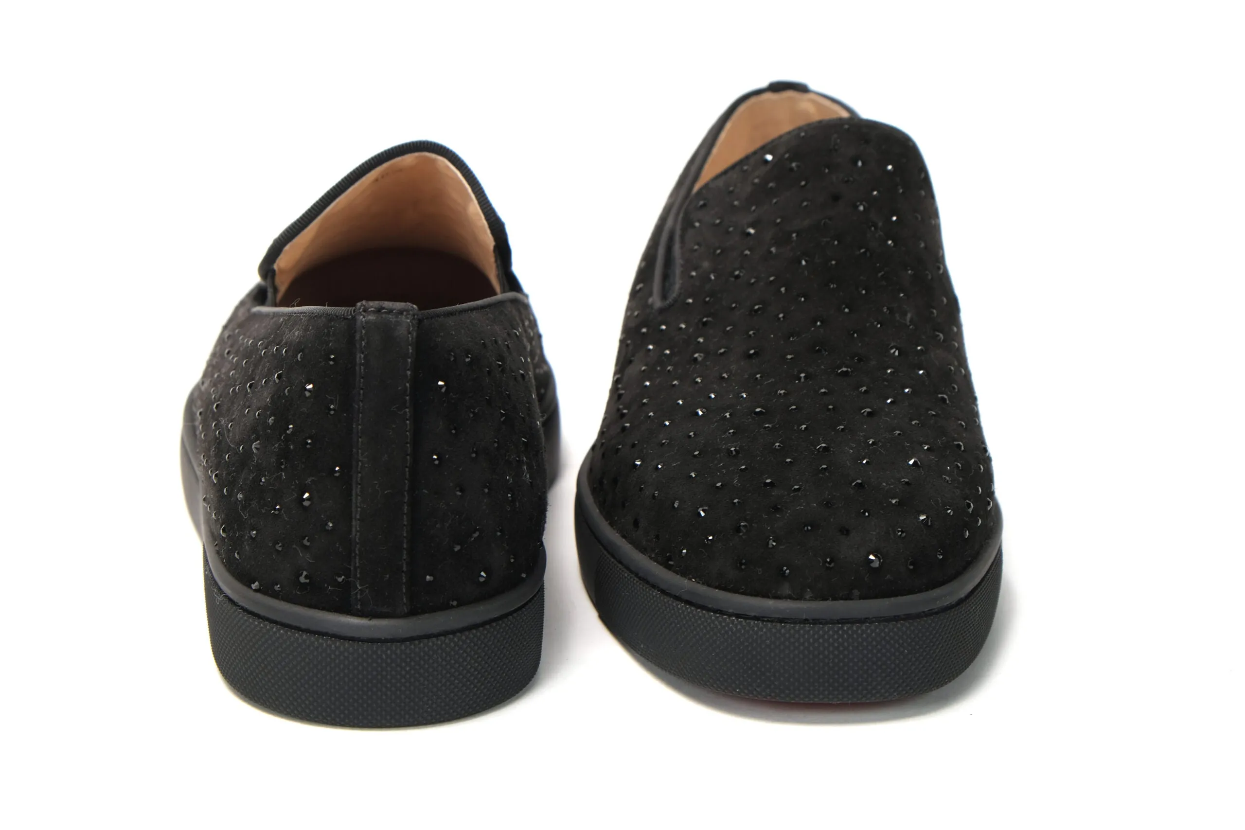 Christian Louboutin Black Boat Man Flat Veau Shoes