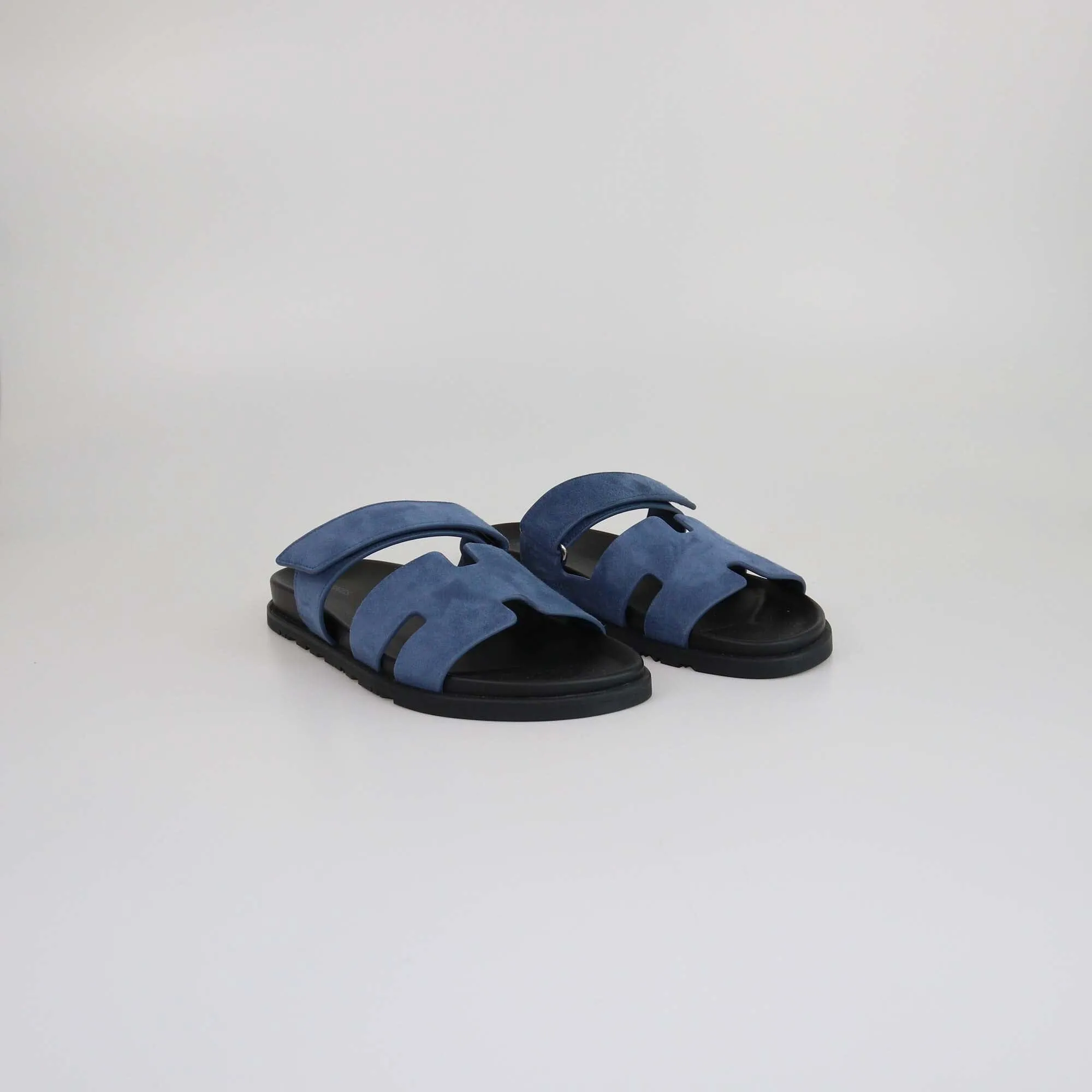 Hermes Blue Celeste Chypre Sandals