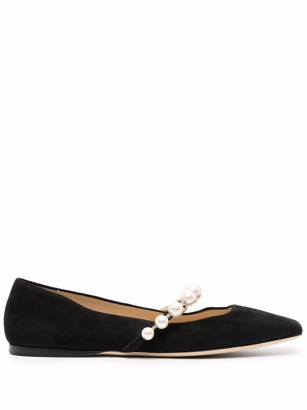 Jimmy Choo Square Toe Ballet Flats Ade