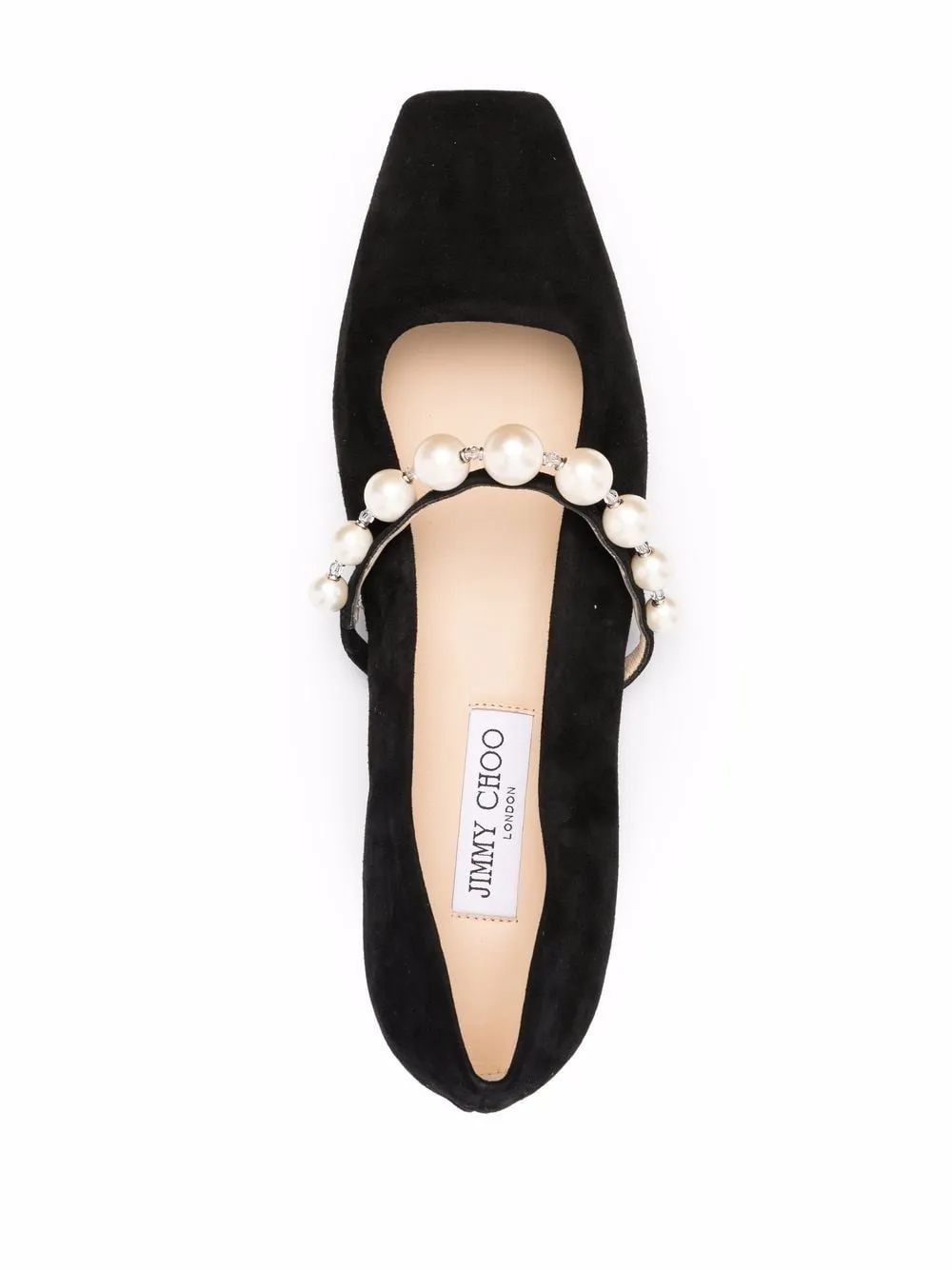 Jimmy Choo Square Toe Ballet Flats Ade