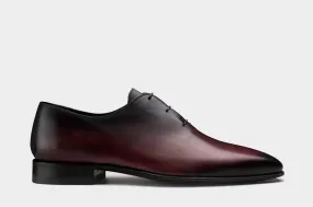 MARCO • Custom Fitted Bespoke Wholecut Oxford Shoes • WINE RED