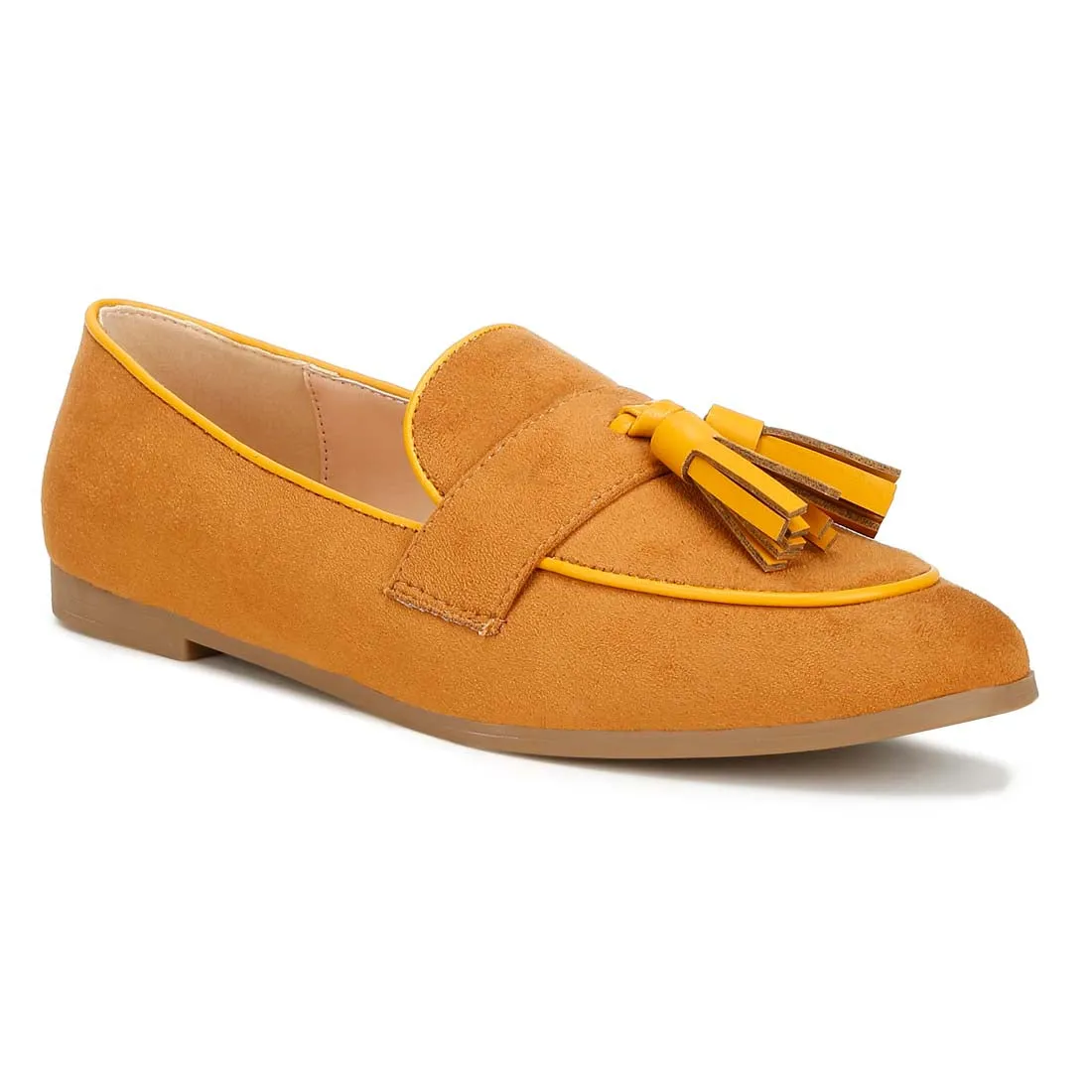 Micro Suede Tassel Loafers